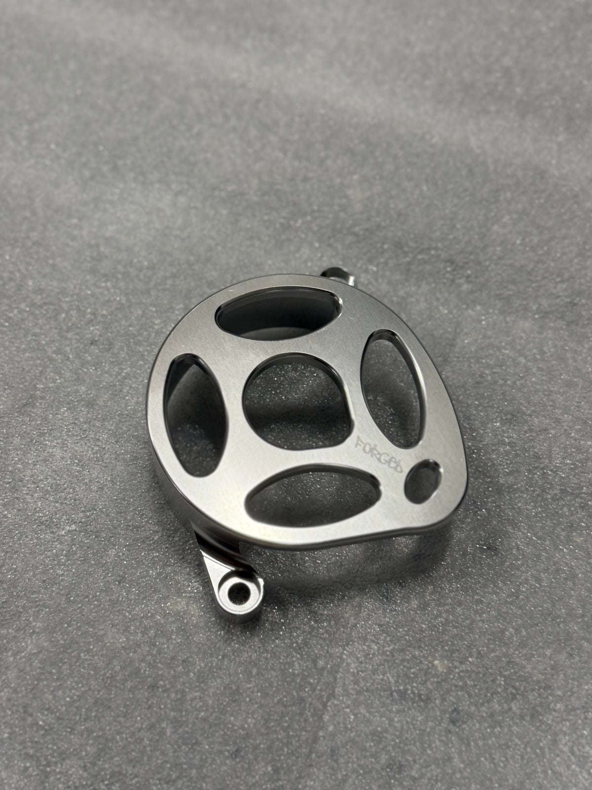 Surron Ultra Bee Metal Motor Cover | CNC Upgrade Replacement (Black & Chrome)