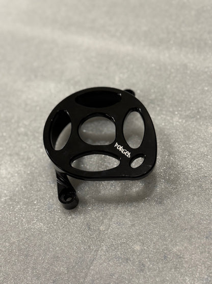 Surron Ultra Bee Metal Motor Cover | CNC Upgrade Replacement (Black & Chrome)