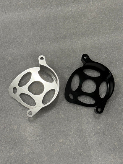 Surron Ultra Bee Metal Motor Cover | CNC Upgrade Replacement (Black & Chrome)