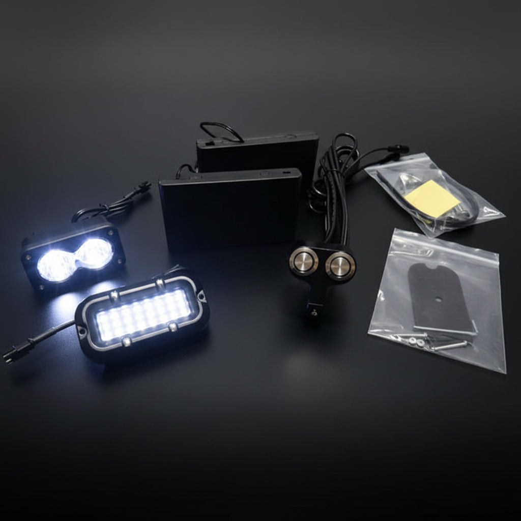 Baja style light & Rocklights