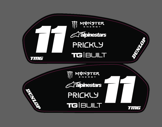 Super 73 Rx Battery Decals