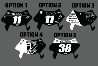 Charge Graphics Ultra Bee Plate Decal