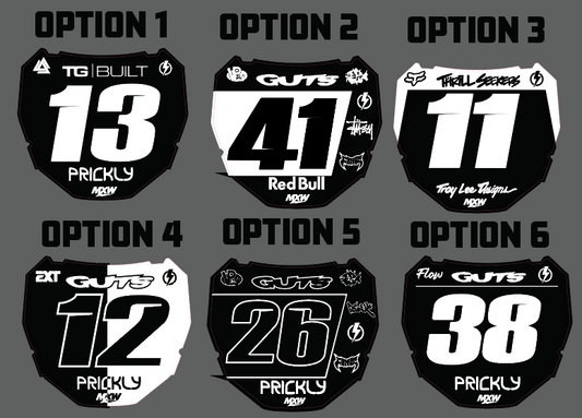 Charge Graphics ODI Plate Decal