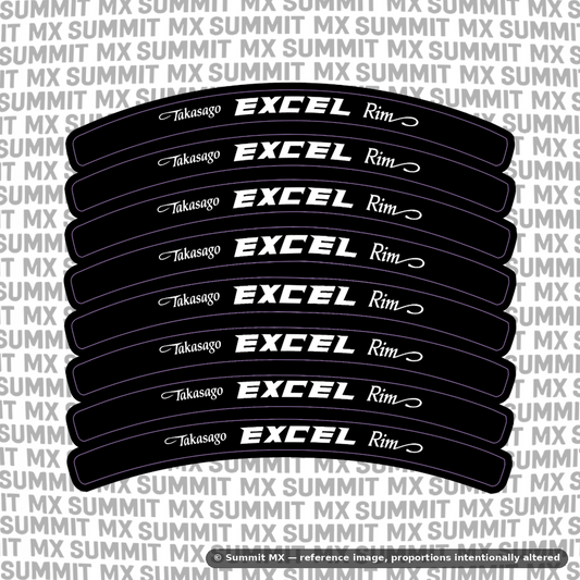 Excel Rim Decals