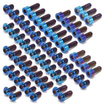 Rodx Burnt Blue Titanium Bolts (ALL BIKES)