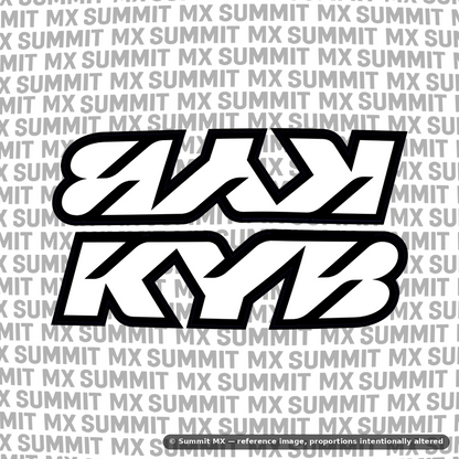 KYB Fork Tube Decal