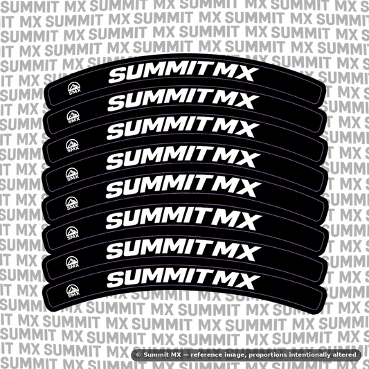 Summit MX Rim Decals
