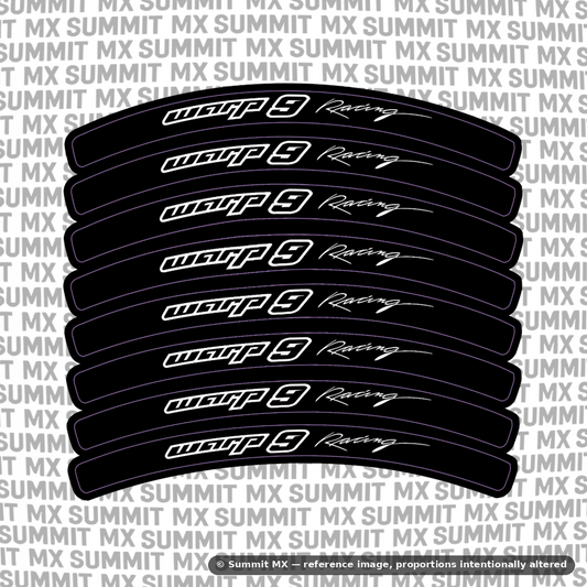 Warp 9 Rim Decals
